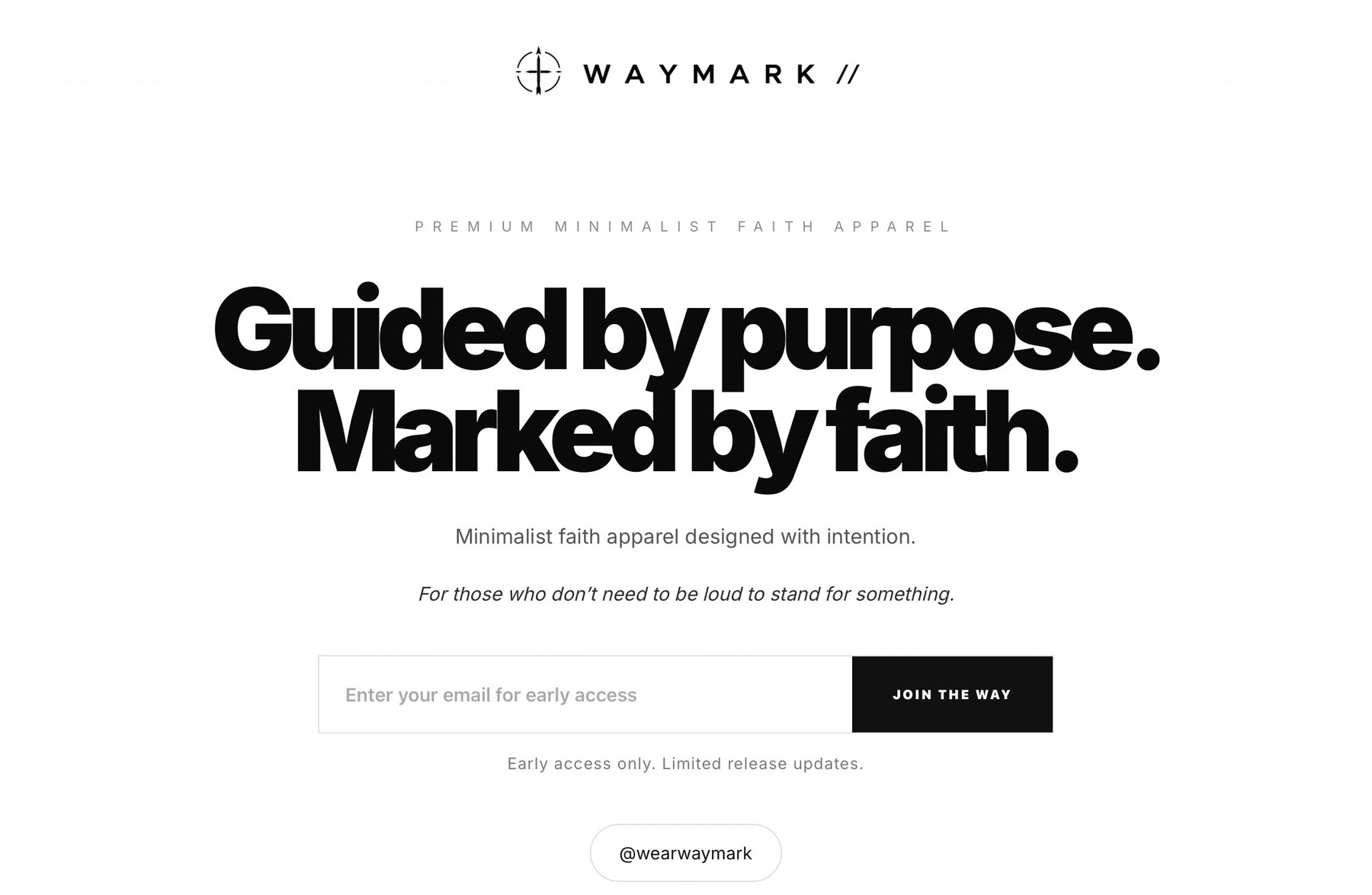 WAYMARK landing page